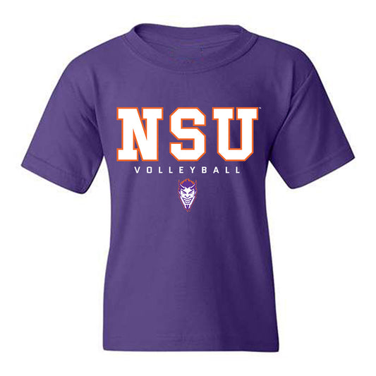 Northwestern State - NCAA Women's Volleyball : Emmarie McFarland - Youth T-Shirt-0