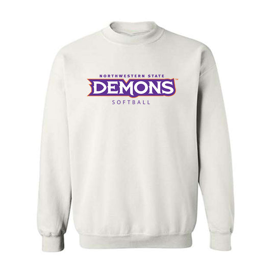 Northwestern State - NCAA Softball : Mattison Buster - Crewneck Sweatshirt-0