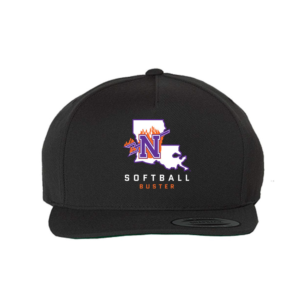 Northwestern State - NCAA Softball : Mattison Buster - Snapback Hat-0