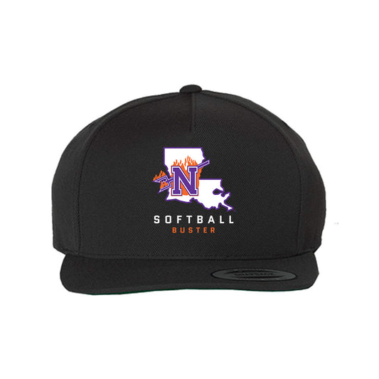 Northwestern State - NCAA Softball : Mattison Buster - Snapback Hat-0