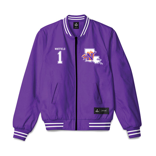 Northwestern State - NCAA Women's Volleyball : Julia Whitfield - Bomber Jacket-0