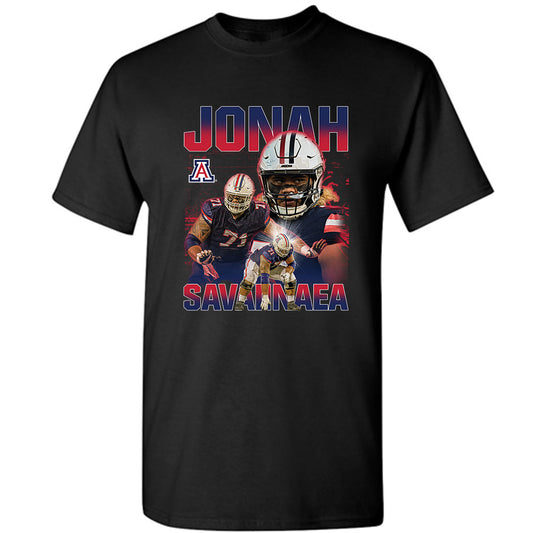 Arizona - NCAA Football : Jonah Savaiinaea - T-Shirt Player Collage