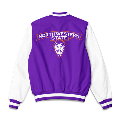 Northwestern State - NCAA Softball : Mckenna Rinewalt - Bomber Jacket-1