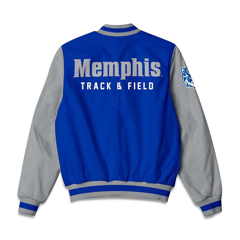 Memphis - NCAA Men's Track & Field : Myles Gentry - Bomber Jacket-1