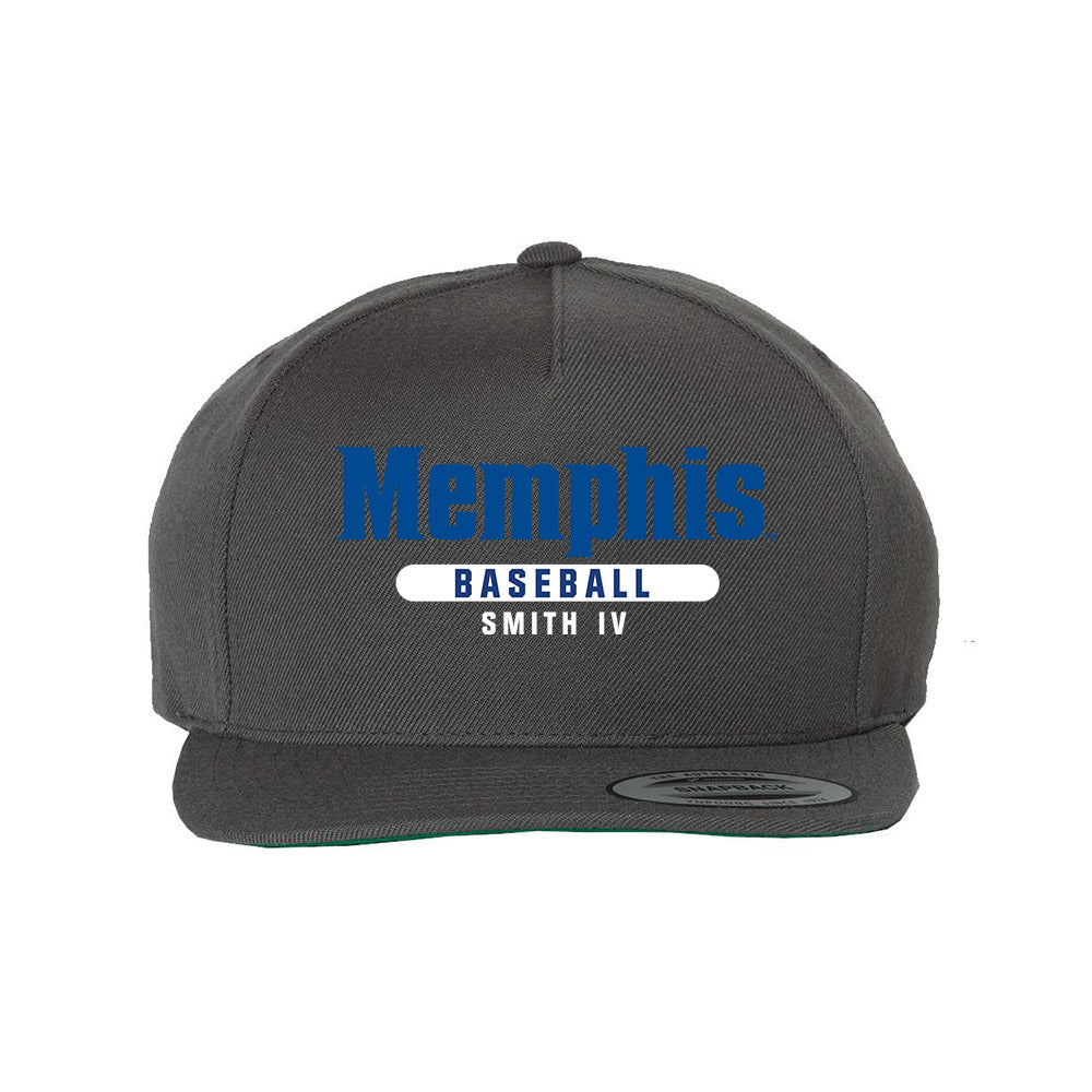 Memphis - NCAA Baseball : James Smith IV - Snapback Hat-0