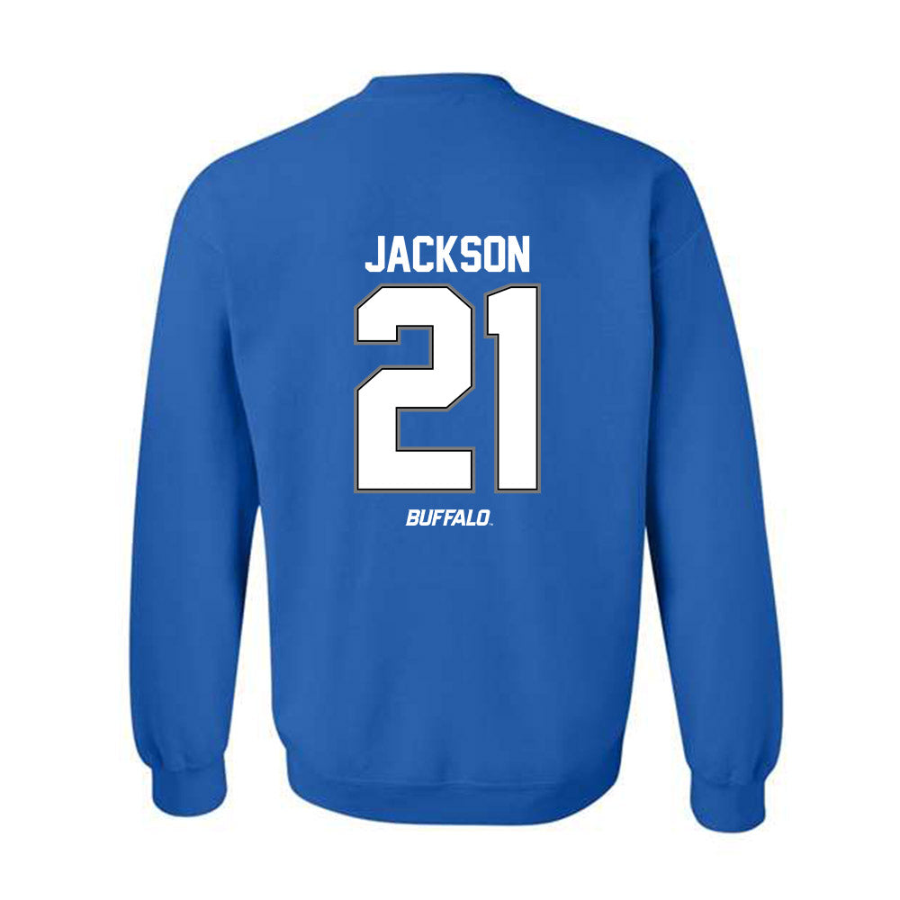 Buffalo - NCAA Women's Basketball : diann jackson - Crewneck Sweatshirt-1