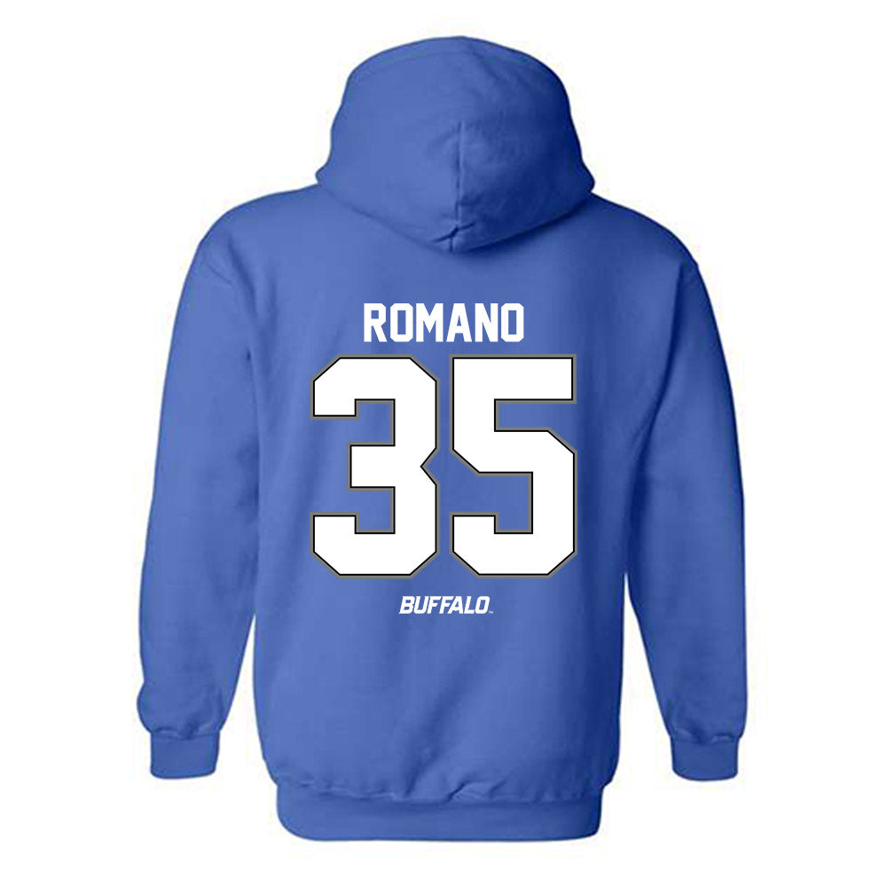Buffalo - NCAA Men's Basketball : Evan Romano - Hooded Sweatshirt-1