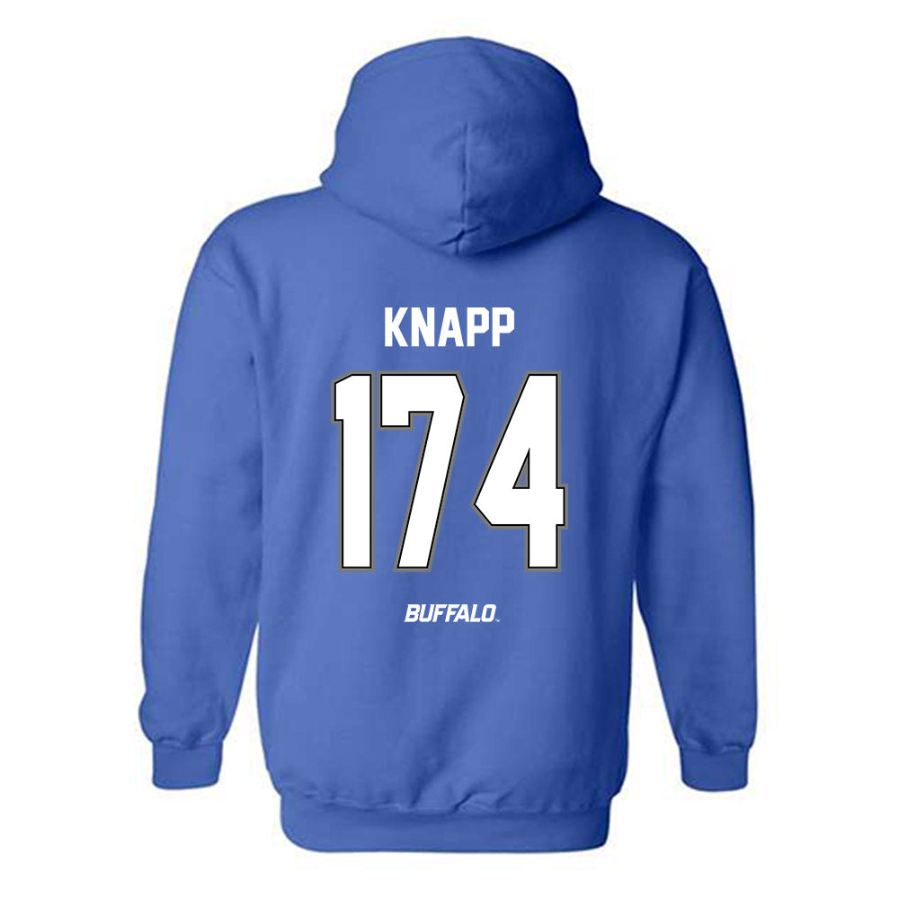 Buffalo - NCAA Wrestling : Rafael Knapp - Hooded Sweatshirt-1