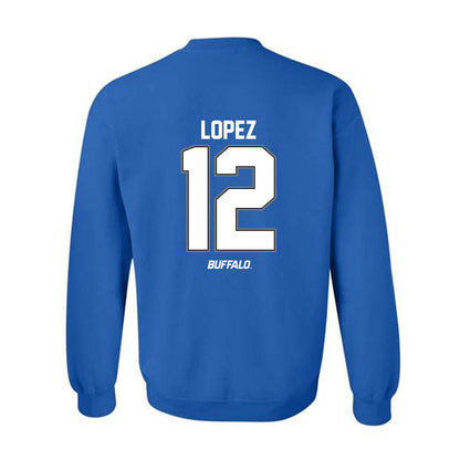 Buffalo - NCAA Women's Basketball : Paula Lopez - Crewneck Sweatshirt