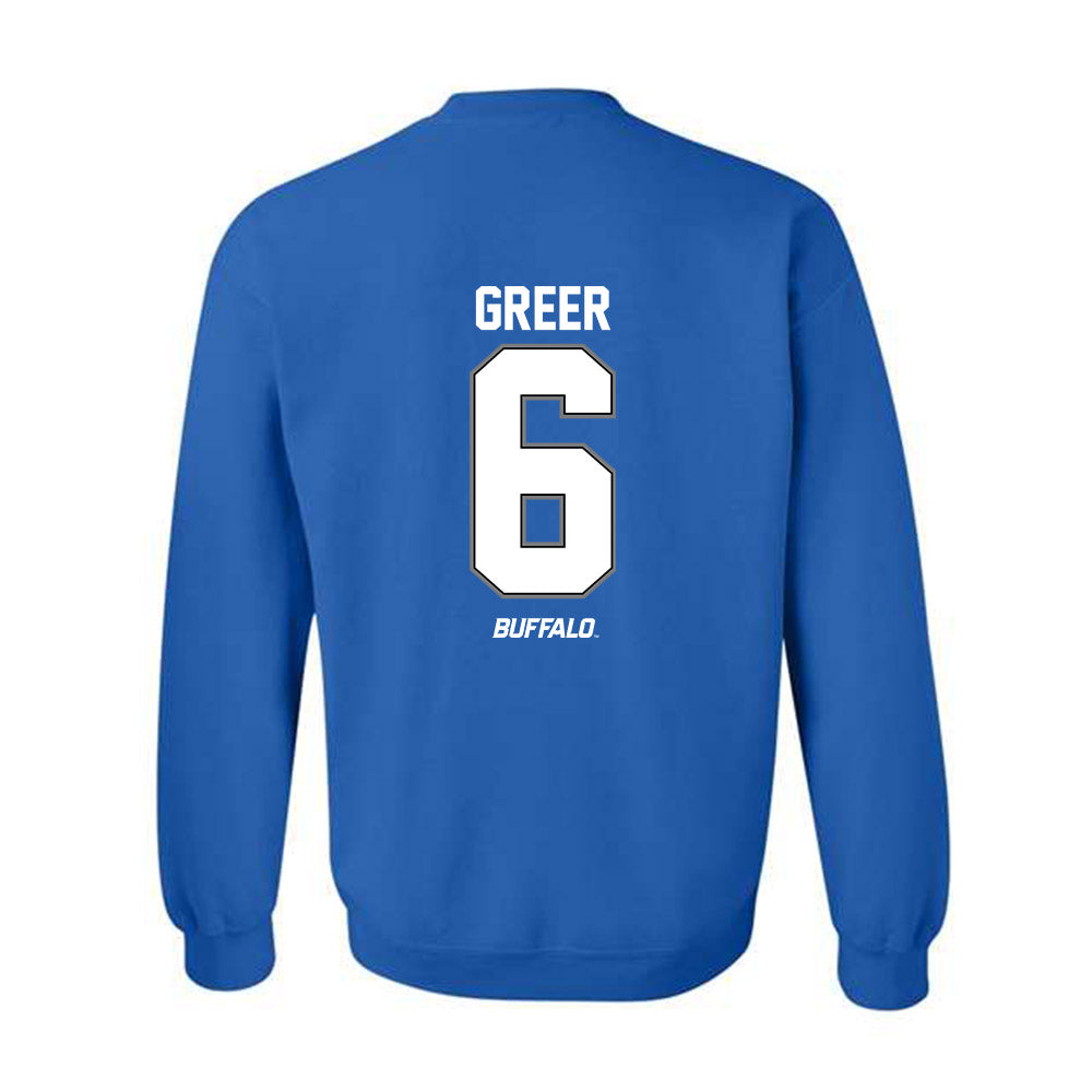 Buffalo - NCAA Football : Miles Greer - Crewneck Sweatshirt-1