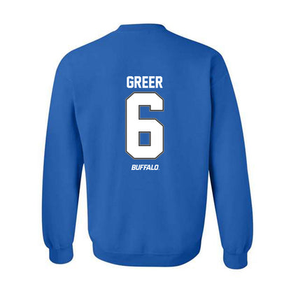 Buffalo - NCAA Football : Miles Greer - Crewneck Sweatshirt-1