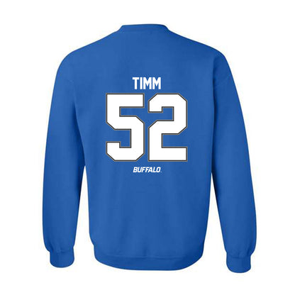 Buffalo - NCAA Football : Jake Timm - Crewneck Sweatshirt-1