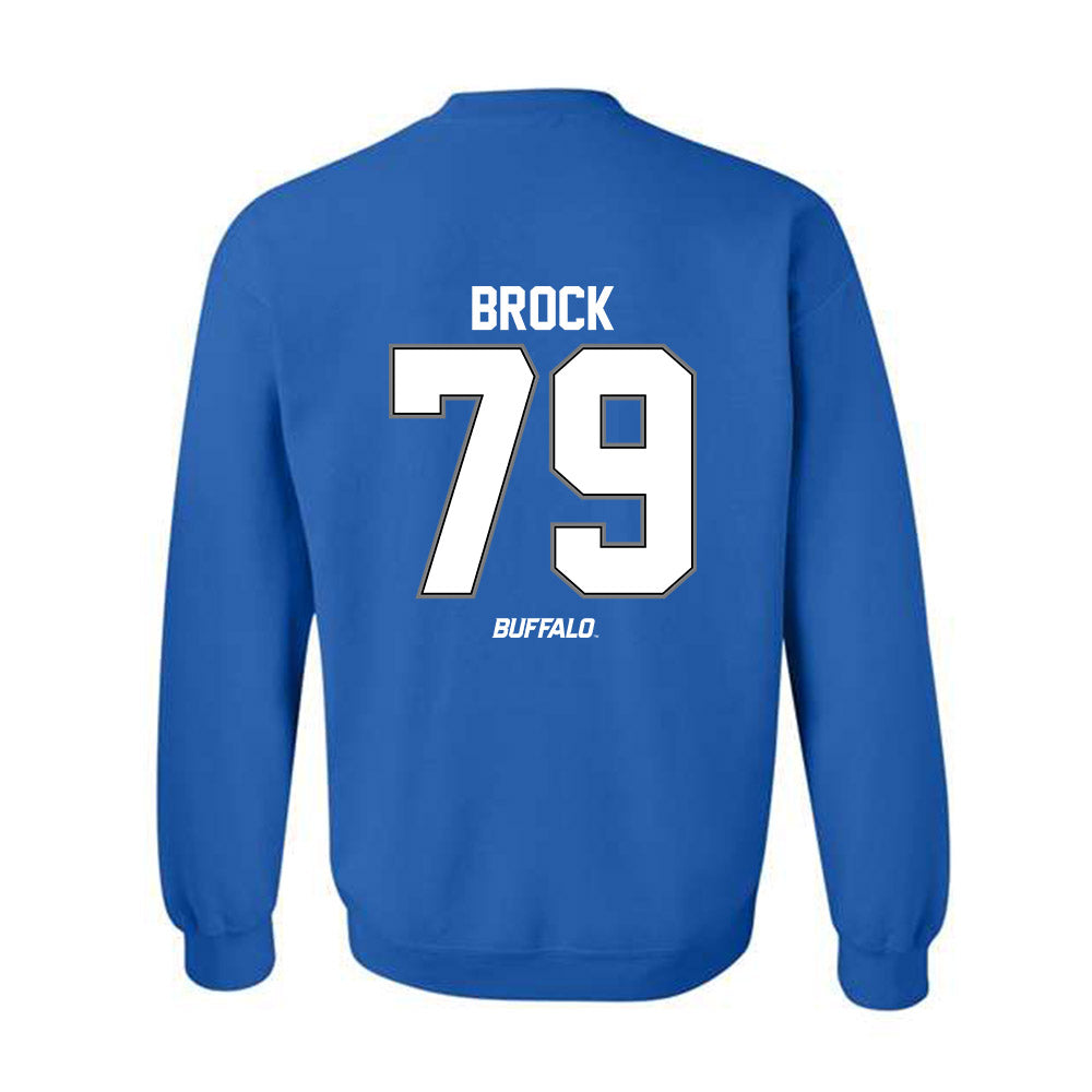 Buffalo - NCAA Football : Trevor Brock - Crewneck Sweatshirt