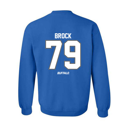 Buffalo - NCAA Football : Trevor Brock - Crewneck Sweatshirt