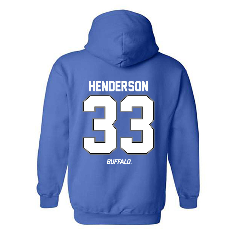 Buffalo - NCAA Football : Connor Henderson - Hooded Sweatshirt-1