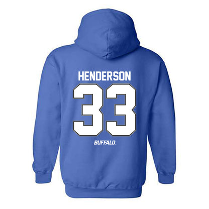 Buffalo - NCAA Football : Connor Henderson - Hooded Sweatshirt-1