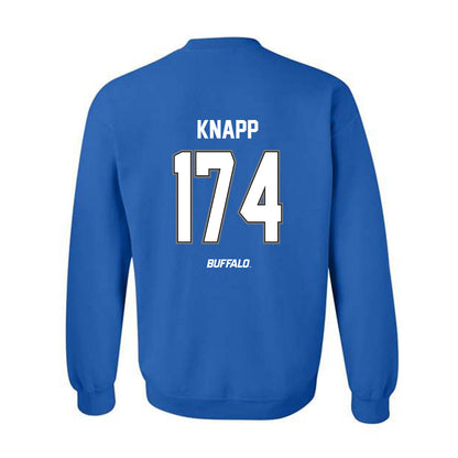 Buffalo - NCAA Wrestling : Rafael Knapp - Crewneck Sweatshirt-1