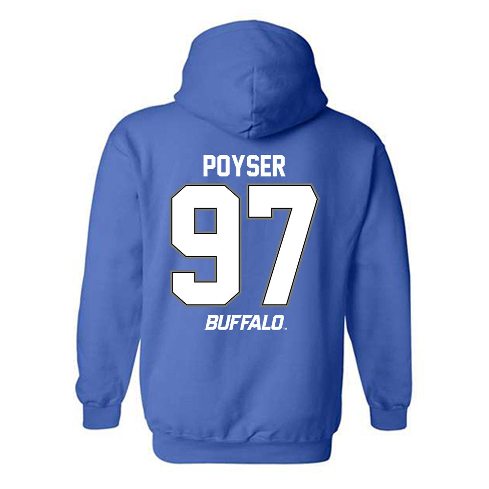 Buffalo - NCAA Football : Junior Poyser - Hooded Sweatshirt