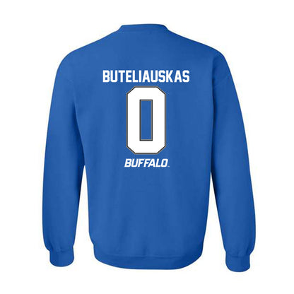 Buffalo - NCAA Men's Basketball : Matas Buteliauskas - Crewneck Sweatshirt-1