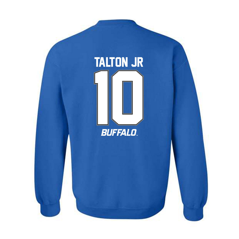 Buffalo - NCAA Men's Basketball : Derrick Talton Jr - Crewneck Sweatshirt-1