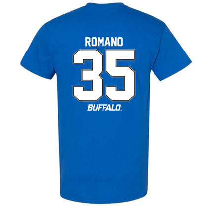Buffalo - NCAA Men's Basketball : Evan Romano - T-Shirt-1