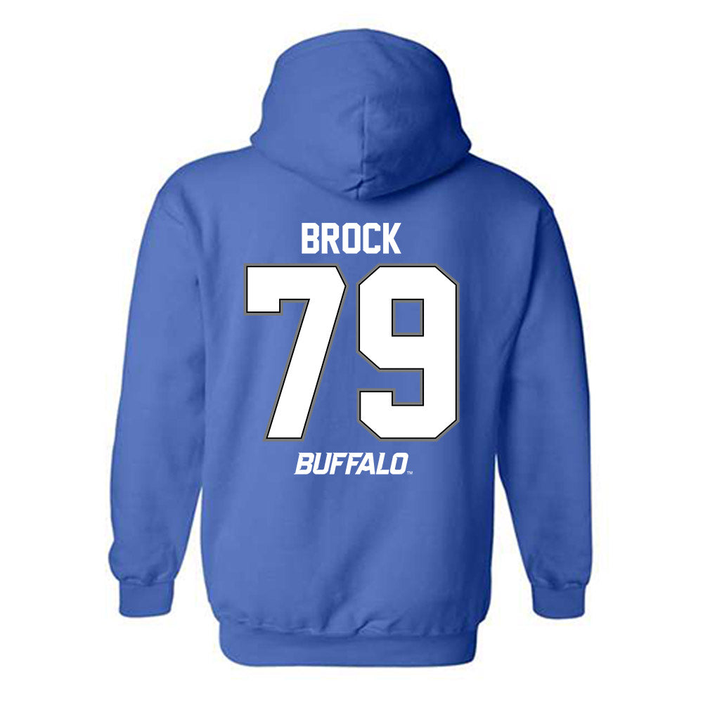 Buffalo - NCAA Football : Trevor Brock - Hooded Sweatshirt
