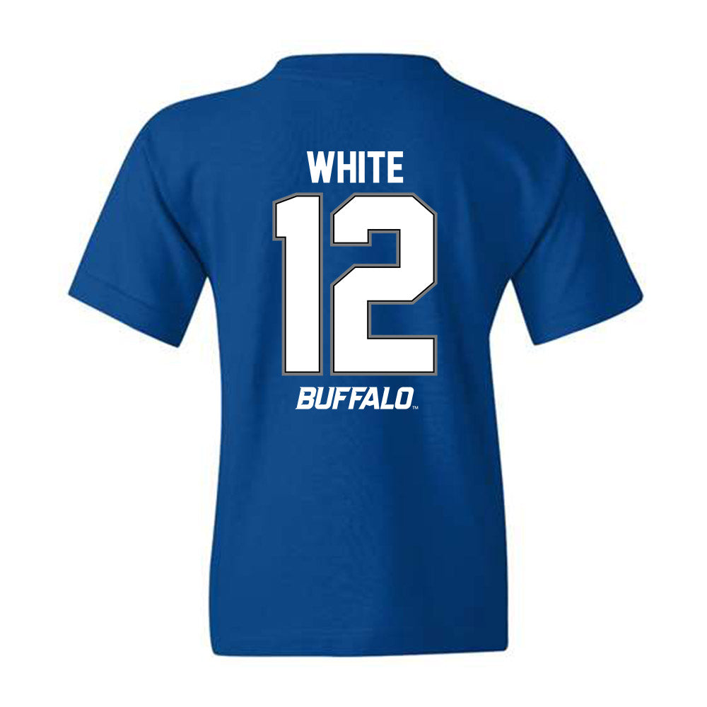 Buffalo - NCAA Football : Malin White - Youth T-Shirt