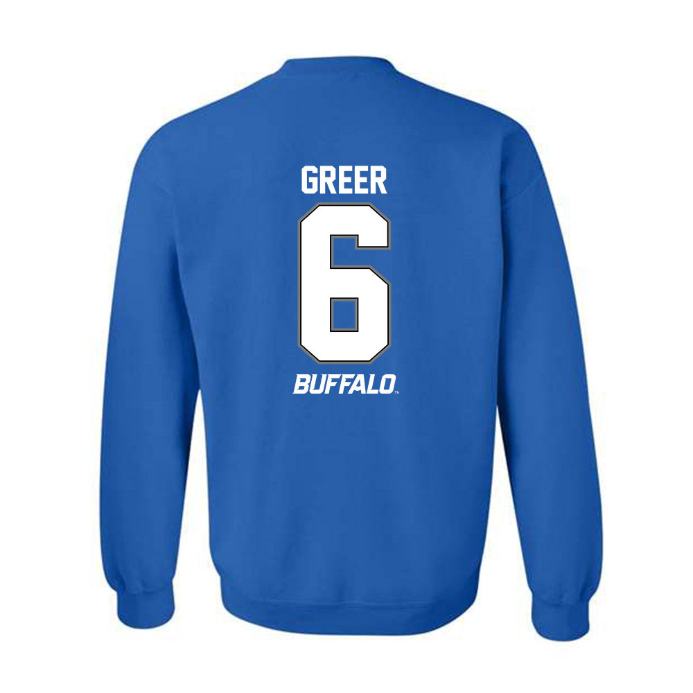 Buffalo - NCAA Football : Miles Greer - Crewneck Sweatshirt-1
