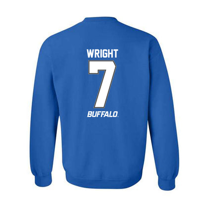 Buffalo - NCAA Football : Jason Wright - Crewneck Sweatshirt-1