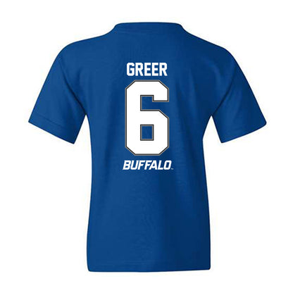 Buffalo - NCAA Football : Miles Greer - Youth T-Shirt-1