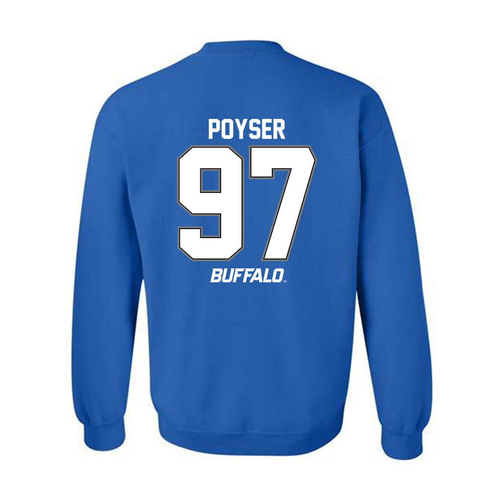 Buffalo - NCAA Football : Junior Poyser - Crewneck Sweatshirt