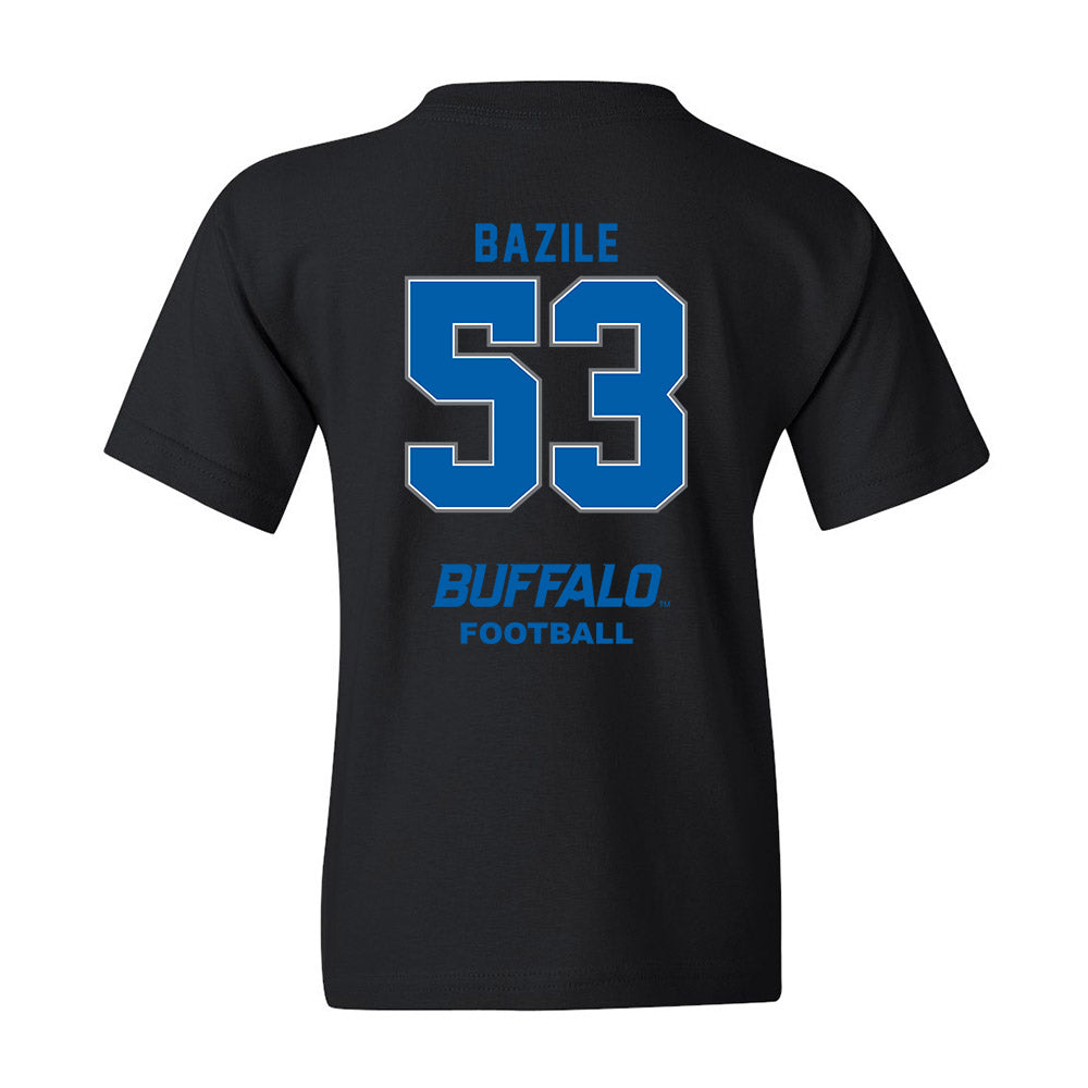 Buffalo - NCAA Football : CJ Bazile - Youth T-Shirt