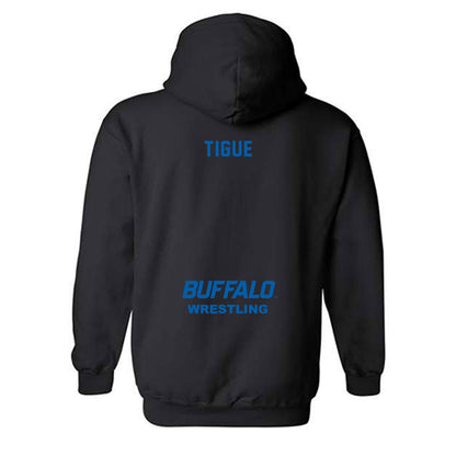 Buffalo - NCAA Wrestling : Eric TIgue - Hooded Sweatshirt-1