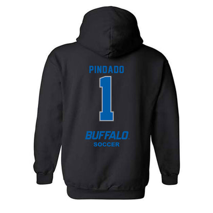Buffalo - NCAA Women's Soccer : Daniela Pindado - Hooded Sweatshirt-1