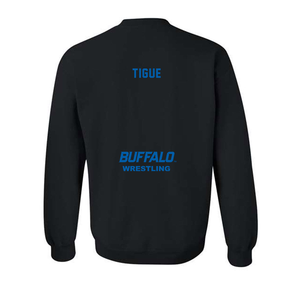 Buffalo - NCAA Wrestling : Eric TIgue - Crewneck Sweatshirt-1