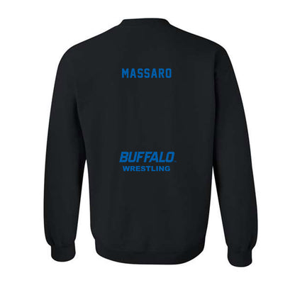 Buffalo - NCAA Wrestling : Nik Massaro - Crewneck Sweatshirt-1