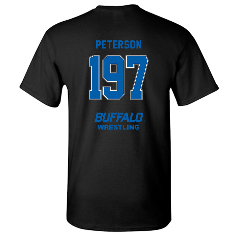 Buffalo - NCAA Wrestling : Aiden Peterson - T-Shirt-1