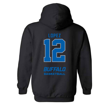 Buffalo - NCAA Women's Basketball : Paula Lopez - Hooded Sweatshirt