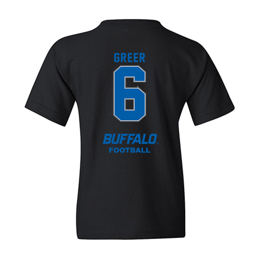 Buffalo - NCAA Football : Miles Greer - Youth T-Shirt-1