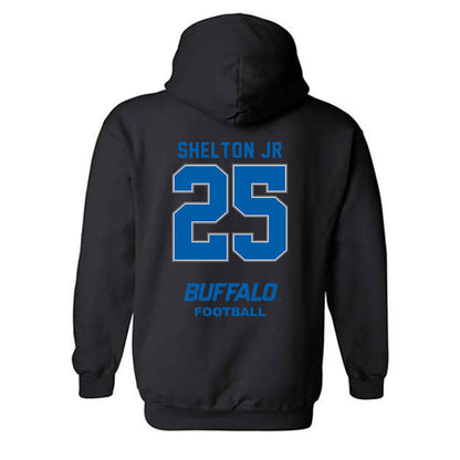 Buffalo - NCAA Football : Terrance Shelton Jr - Classic Shersey Hooded Sweatshirt-1