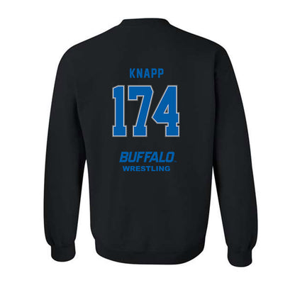 Buffalo - NCAA Wrestling : Rafael Knapp - Crewneck Sweatshirt-1