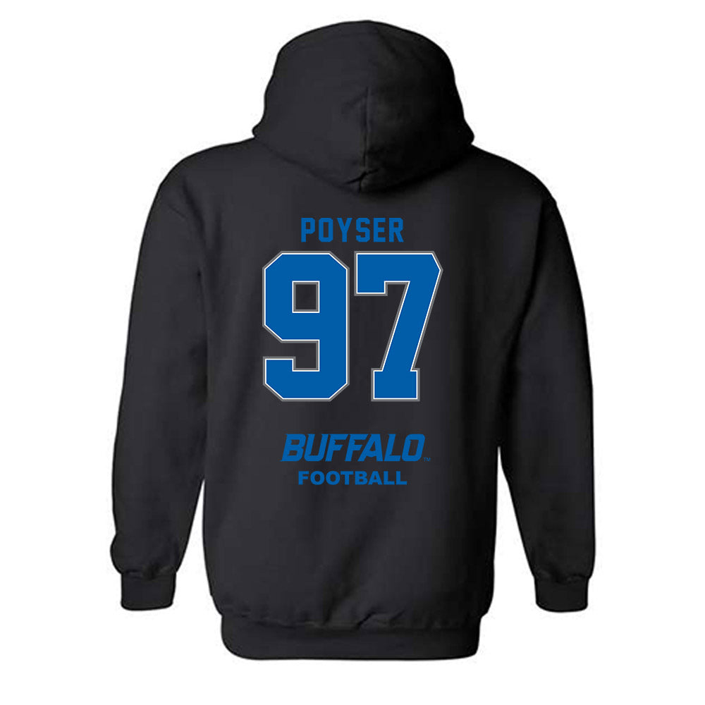 Buffalo - NCAA Football : Junior Poyser - Hooded Sweatshirt