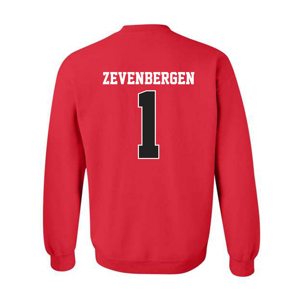 CSUN - NCAA Beach Volleyball : Alexis Zevenbergen - Classic Shersey Crewneck Sweatshirt-1