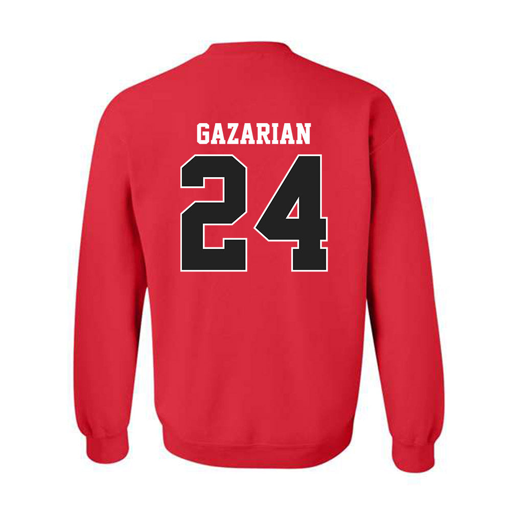 CSUN - NCAA Men's Basketball : Greg Gazarian - Classic Shersey Crewneck Sweatshirt-1