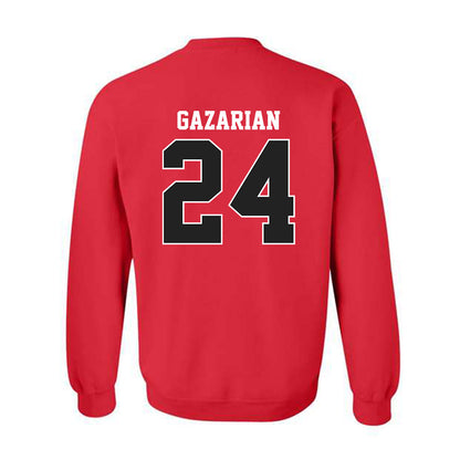 CSUN - NCAA Men's Basketball : Greg Gazarian - Classic Shersey Crewneck Sweatshirt-1