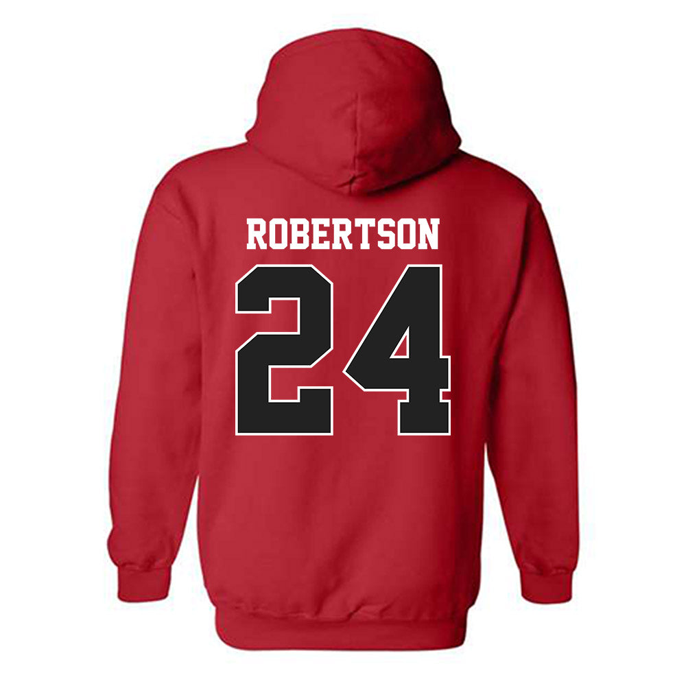 CSUN - NCAA Women's Basketball : Kylie Robertson - Claasic Shersey Hooded Sweatshirt-1