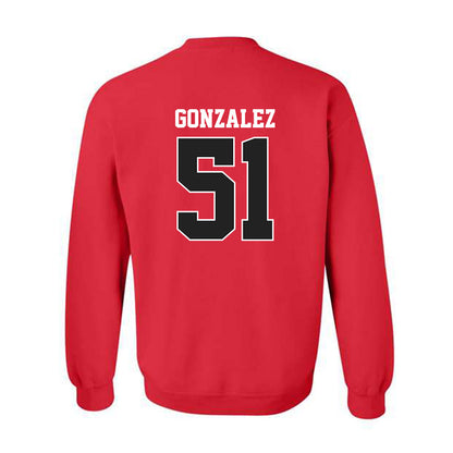 CSUN - NCAA Baseball : Roberto Gonzalez - Claasic Shersey Crewneck Sweatshirt-1