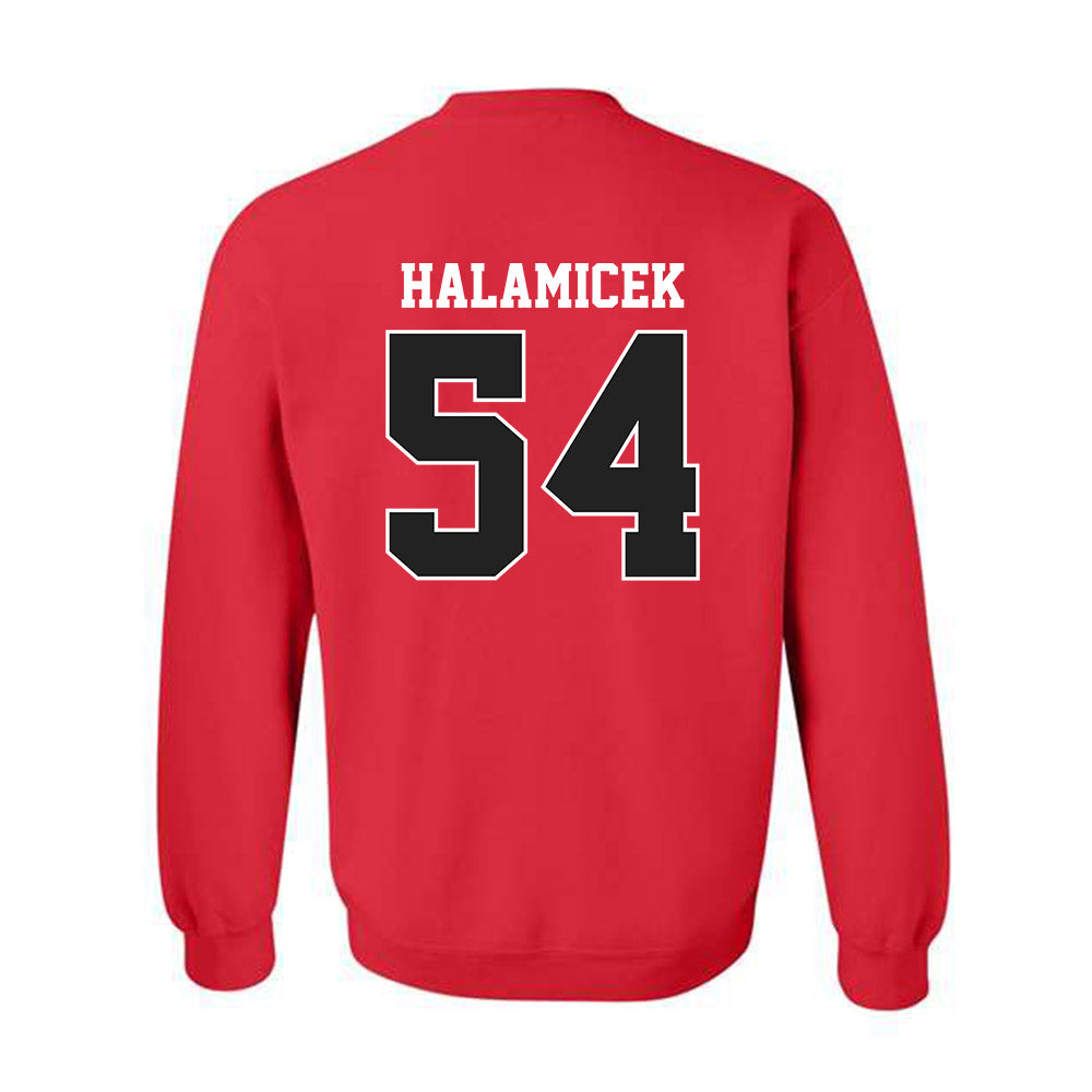 CSUN - NCAA Baseball : Ryan Halamicek - Claasic Shersey Crewneck Sweatshirt-1