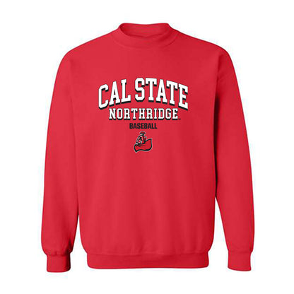 CSUN - NCAA Baseball : Ryan Halamicek - Claasic Shersey Crewneck Sweatshirt-0