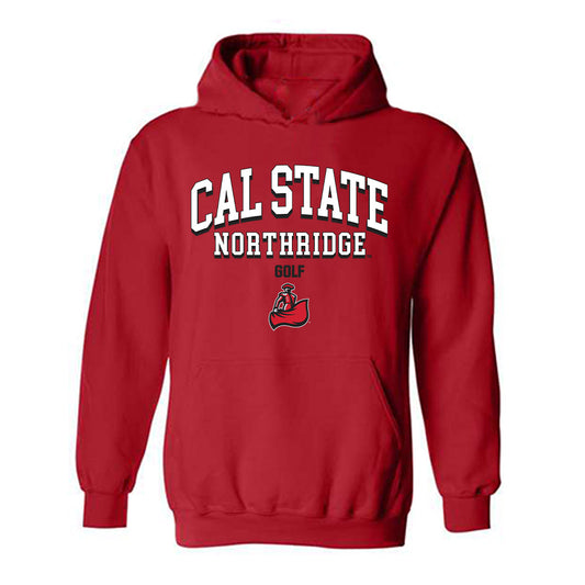 CSUN - NCAA Men's Golf : Bryson Barnes - Classic Shersey Hooded Sweatshirt-0